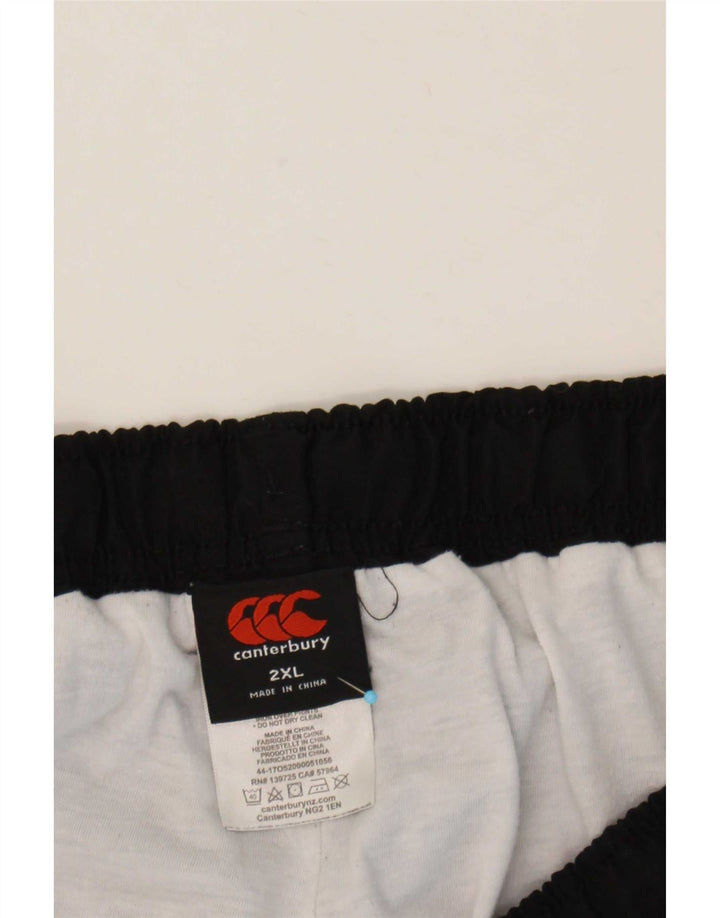 Canterbury Pantalon Coupe-Vent Graphique Homme 2XL Noir Polyester