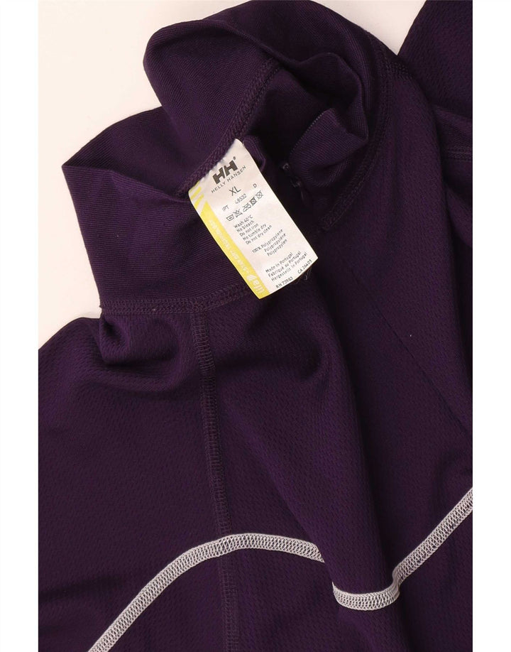 Helly Hansen Haut de survêtement à col zippé pour femme UK 18 XL Violet