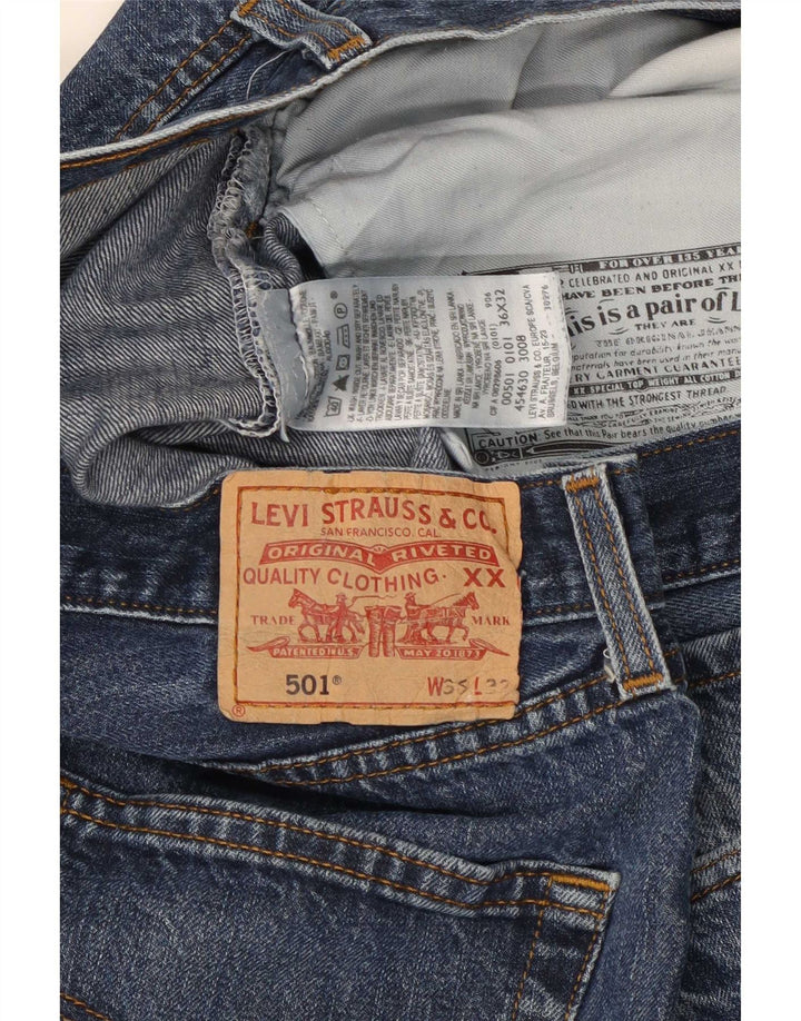 Levi's Jean Droit 501 Homme Bleu W36 L28 Coton