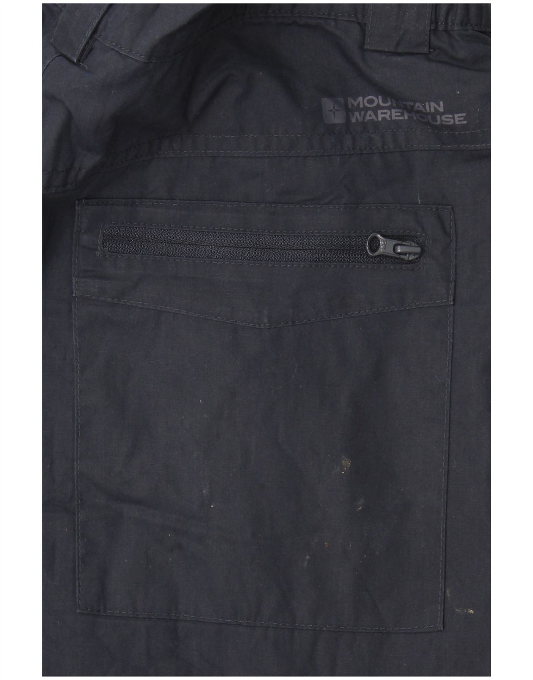 Mountain Warehouse Pantalon Cargo Droit Homme W30 L32 Bleu Marine Polyester