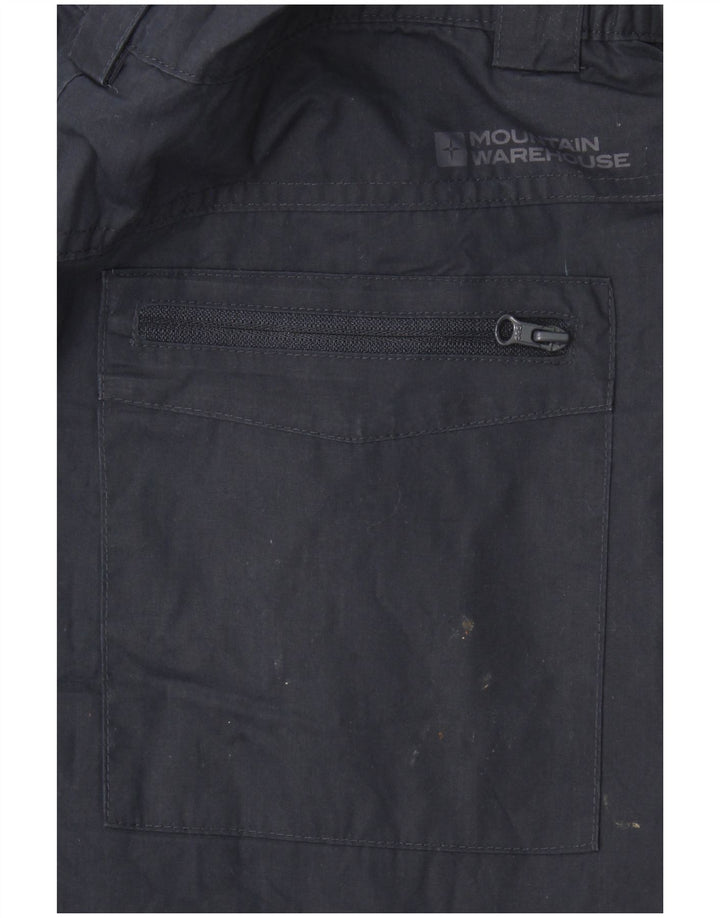 Mountain Warehouse Pantalon Cargo Droit Homme W30 L32 Bleu Marine Polyester