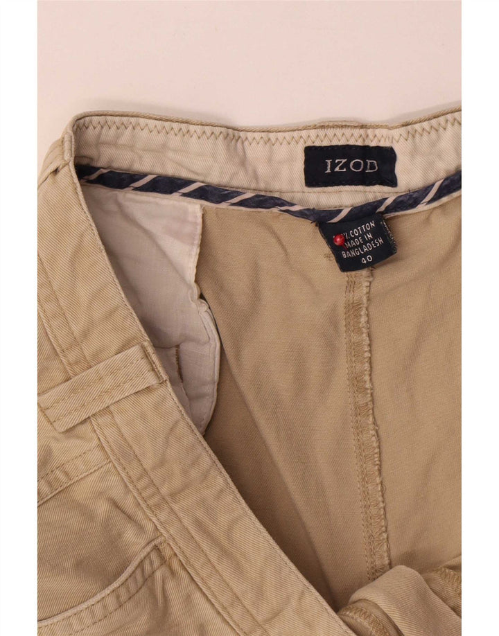 Izod Short Cargo Homme W40 XL Coton Beige