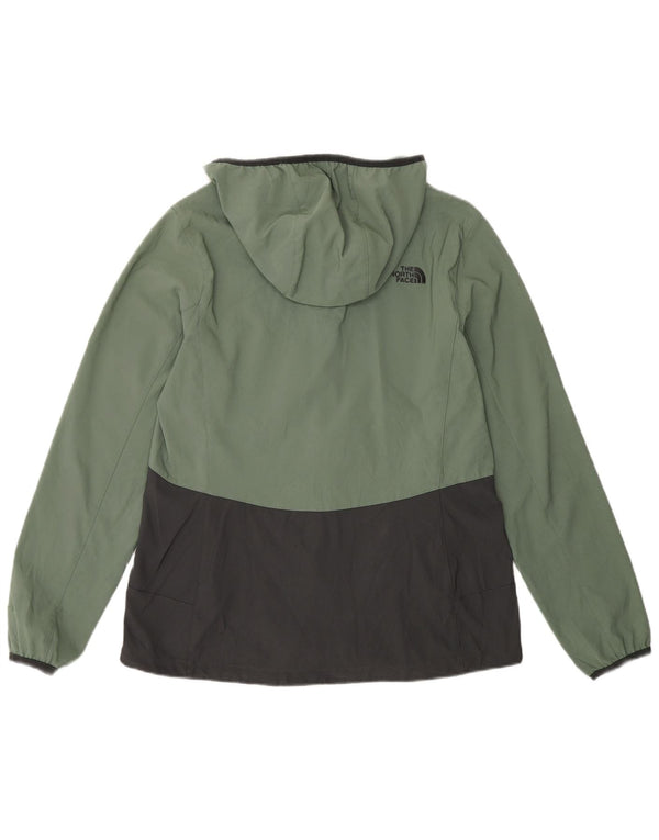 The North Face Veste de survêtement pour femme UK 14 Medium Green Colourblock