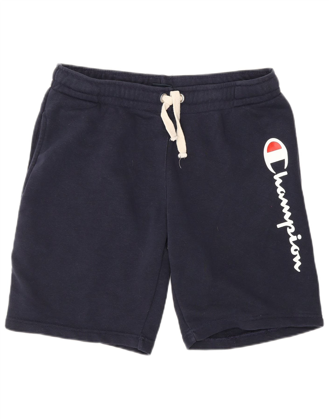 Champion Short de sport graphique pour femme UK 14 Large Bleu marine