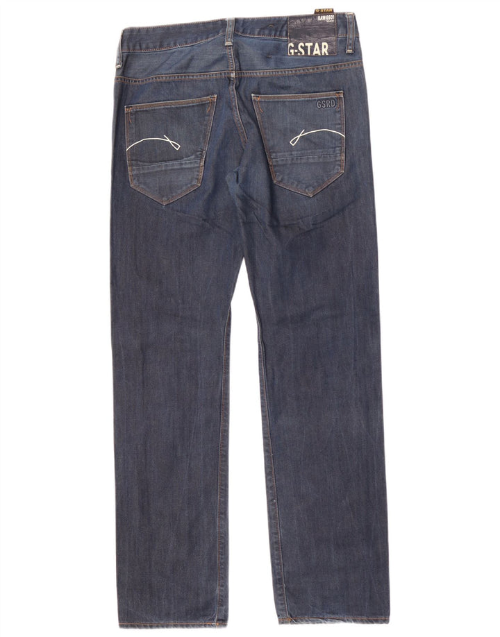 G-Star Jean droit homme W31 L34 bleu marine coton