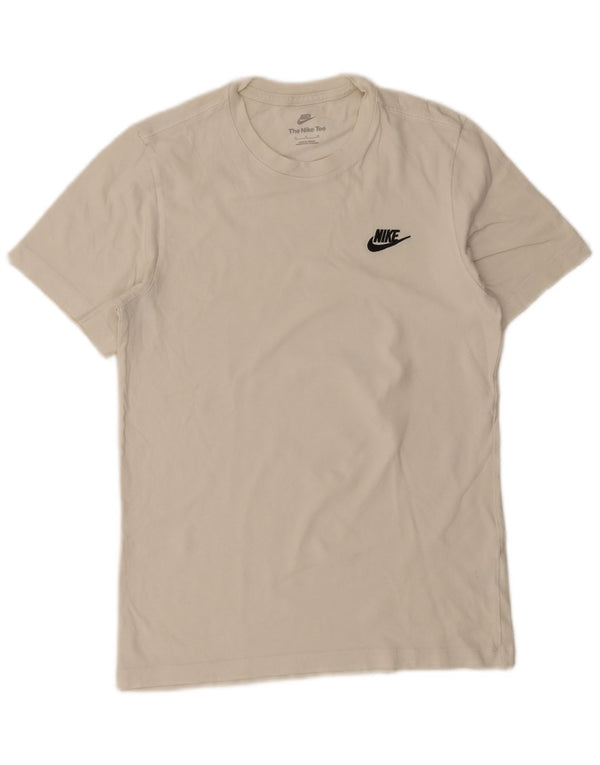 Nike T-Shirt Homme Petit Blanc Coton