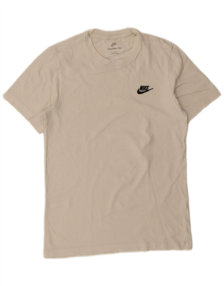 Nike T-Shirt Homme Petit Blanc Coton