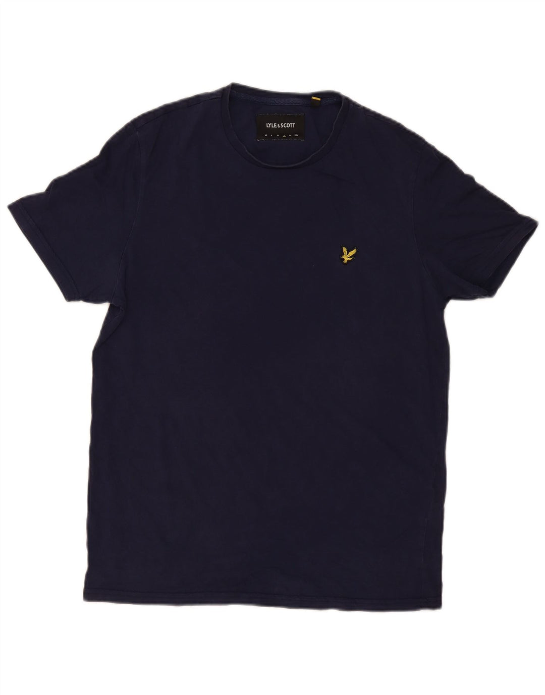 Lyle & Scott T-Shirt Homme Haut Large Bleu Marine Coton
