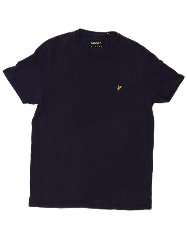 Lyle & Scott T-Shirt Homme Haut Large Bleu Marine Coton
