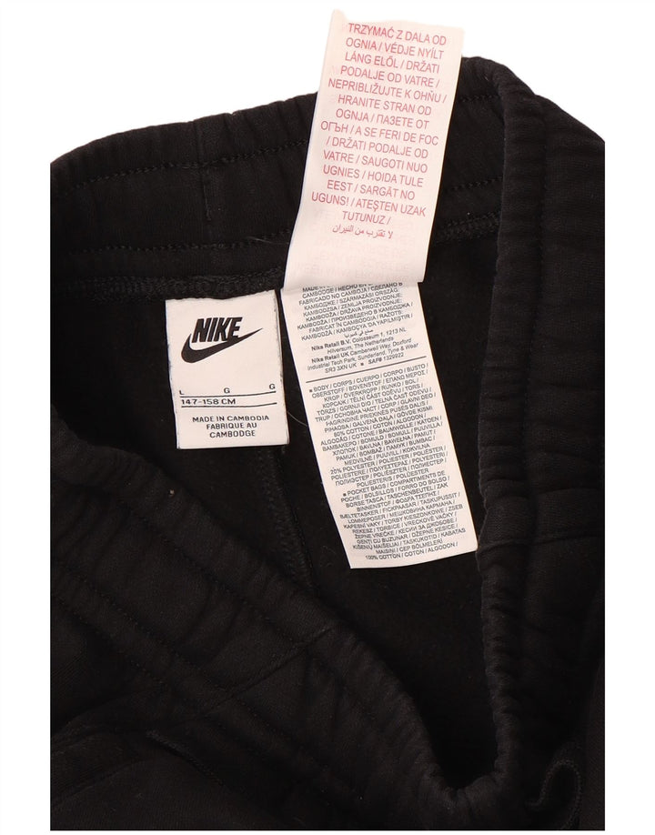 NIKE Pantalon de survêtement graphique pour garçon 12-13 ans Large Noir