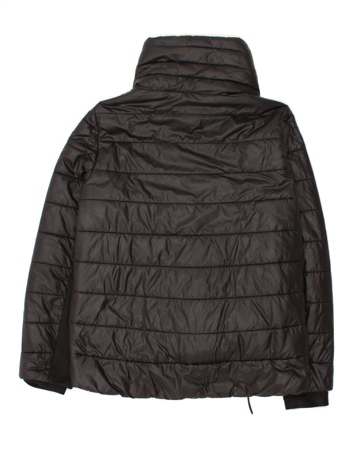CALVIN KLEIN Womens Padded Jacket UK 12 Medium Black Polyamide Vintage Calvin Klein and Second-Hand Calvin Klein from Messina Hembry 