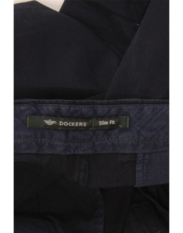 Dockers Short Chino Slim Fit W30 Homme Bleu Marine Moyen