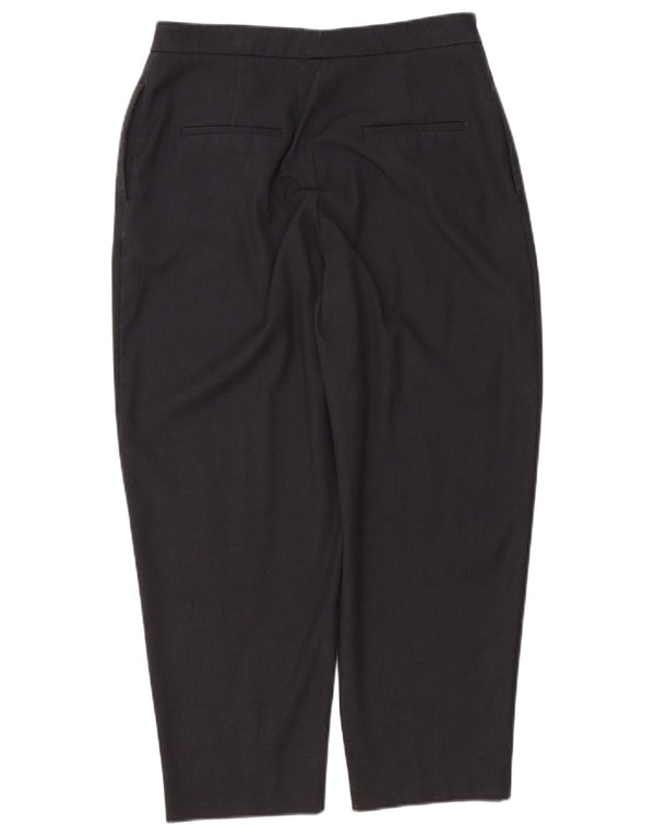 Zara Pantalon décontracté fuselé pour femme Medium W28 L25 Gris Polyester