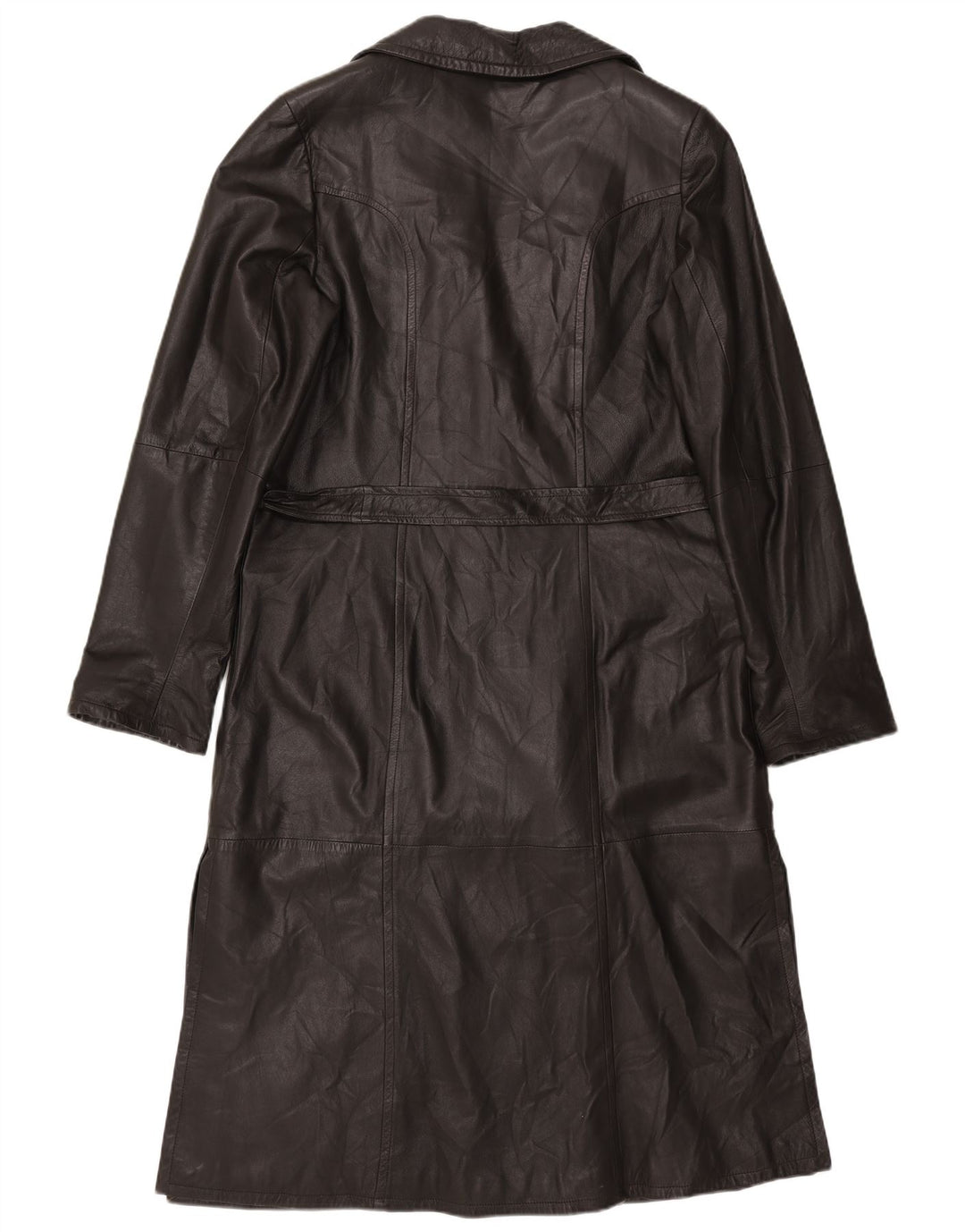 Manteau en cuir femme vintage IT 50 XL Cuir Marron