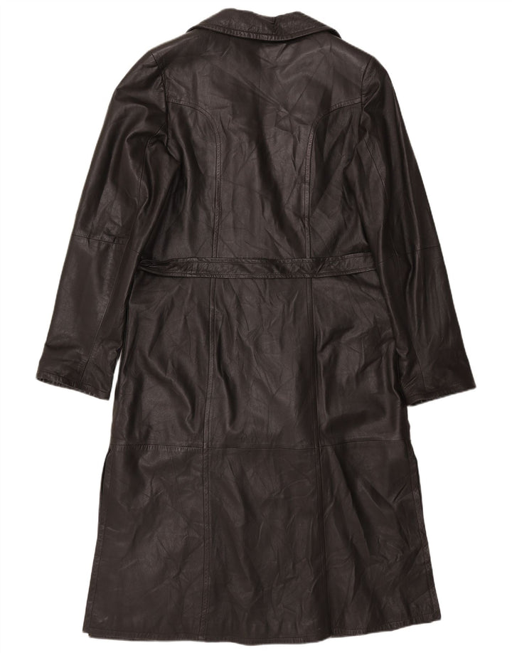 Manteau en cuir femme vintage IT 50 XL Cuir Marron