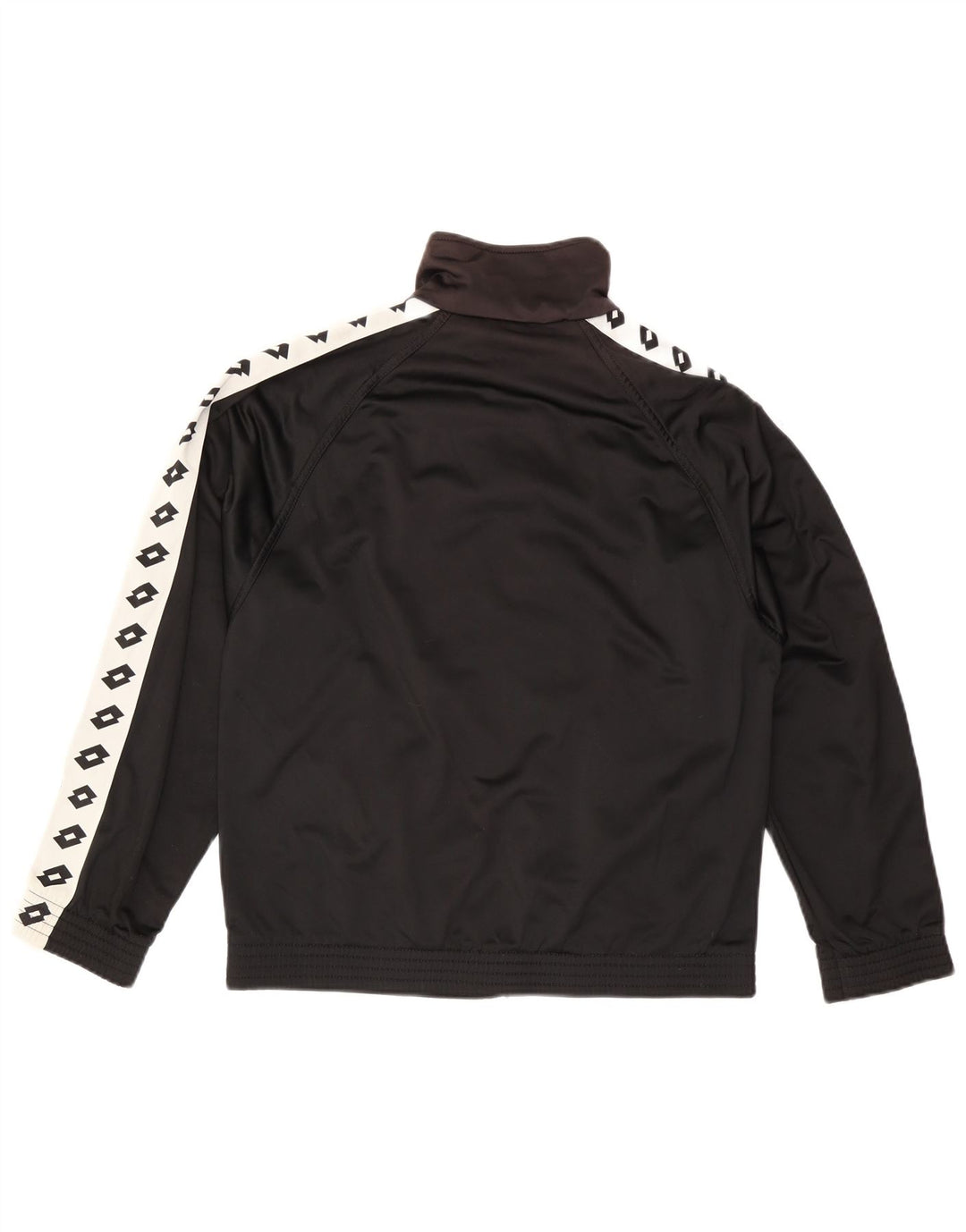 LOTTO Veste de Survêtement Graphique pour Homme Petit Noir Colorblock Polyester