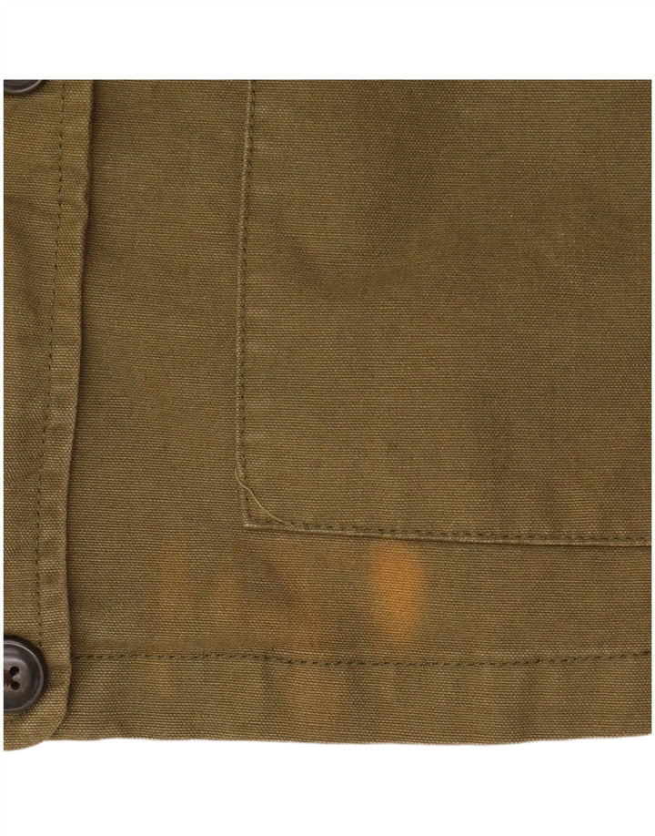 Fat Face Veste militaire pour femme UK 12 Medium Kaki Coton