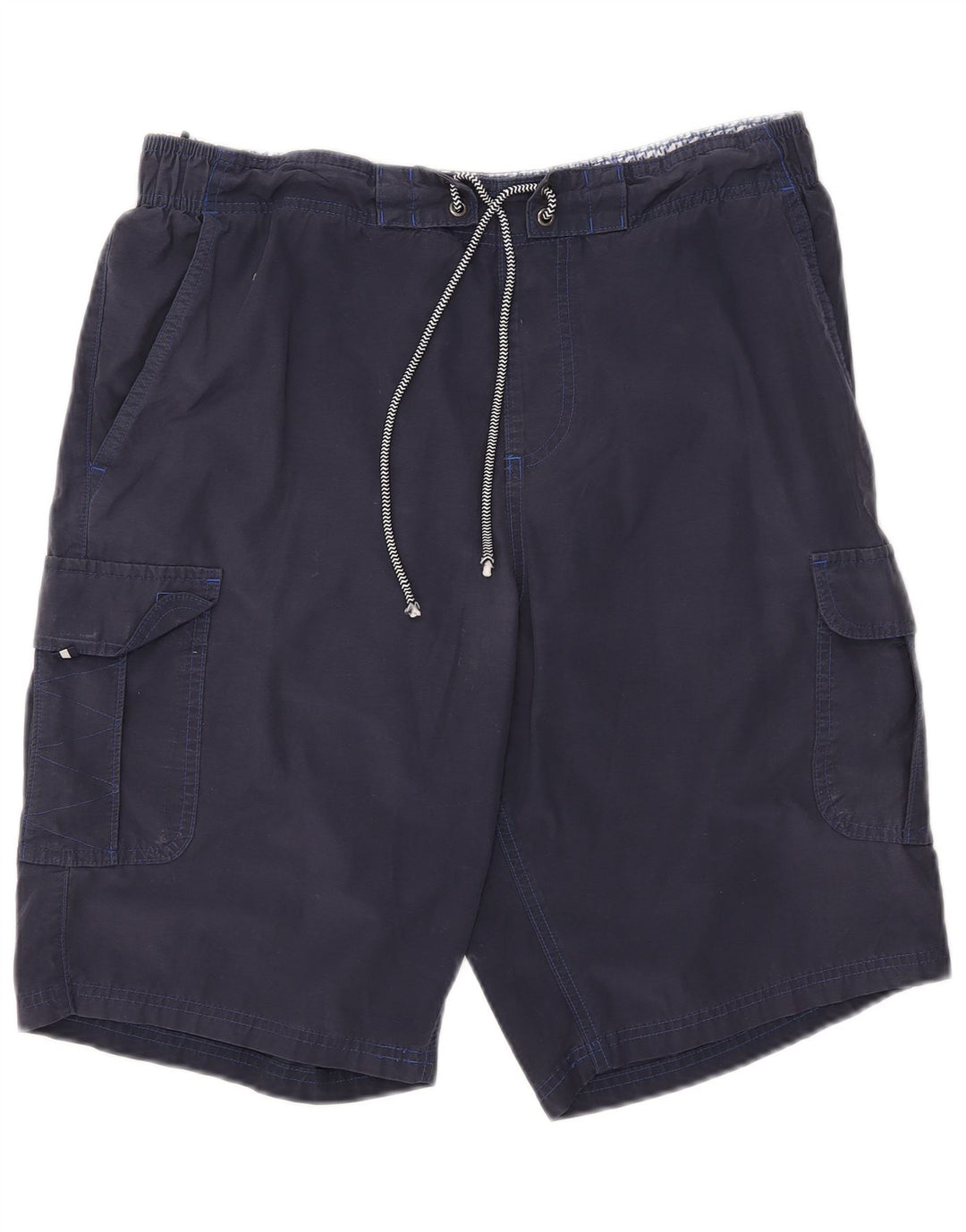 Marks & Spencer Short de bain pour homme en coton bleu marine Taille L