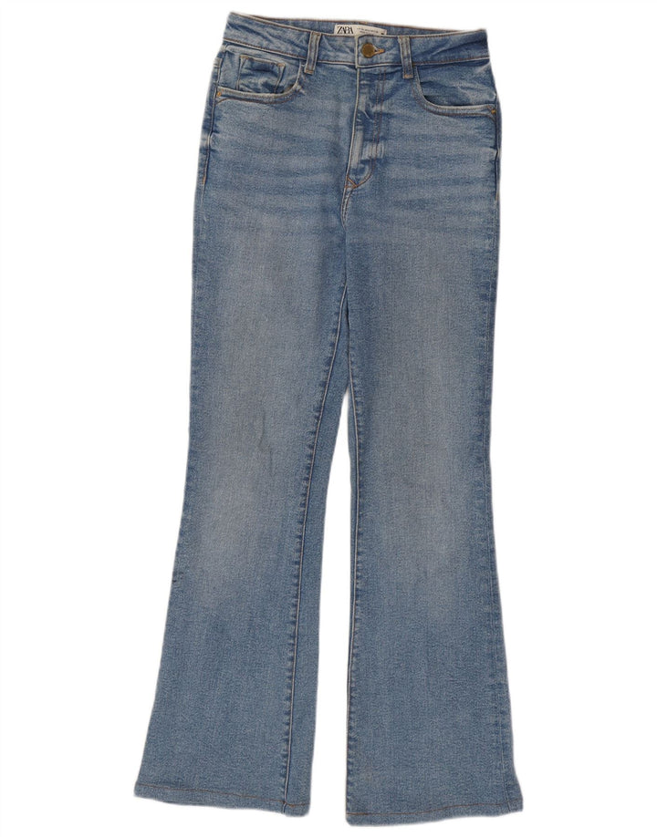 Zara Femme Jean évasé EU 36 XS W26 L30 Bleu