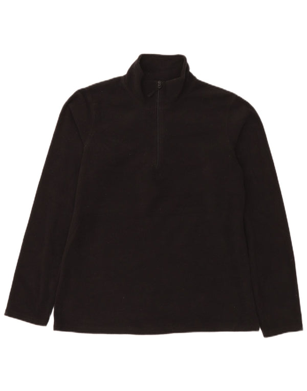 Mountain Warehouse Pull polaire à col zippé pour femme UK 14 Medium Noir