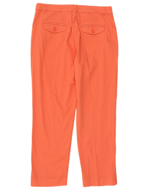 Benetton Pantalon court pour femme UK 12 Medium W30 L25 Rose Coton