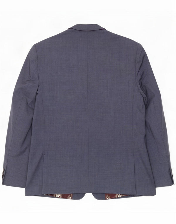 Ted Baker Veste blazer à 2 boutons pour homme UK 44 2XL Bleu Laine