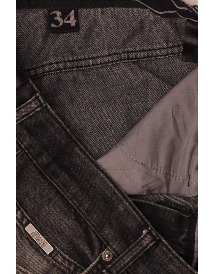 Armani Jean Bootcut Homme W34 L31 Gris