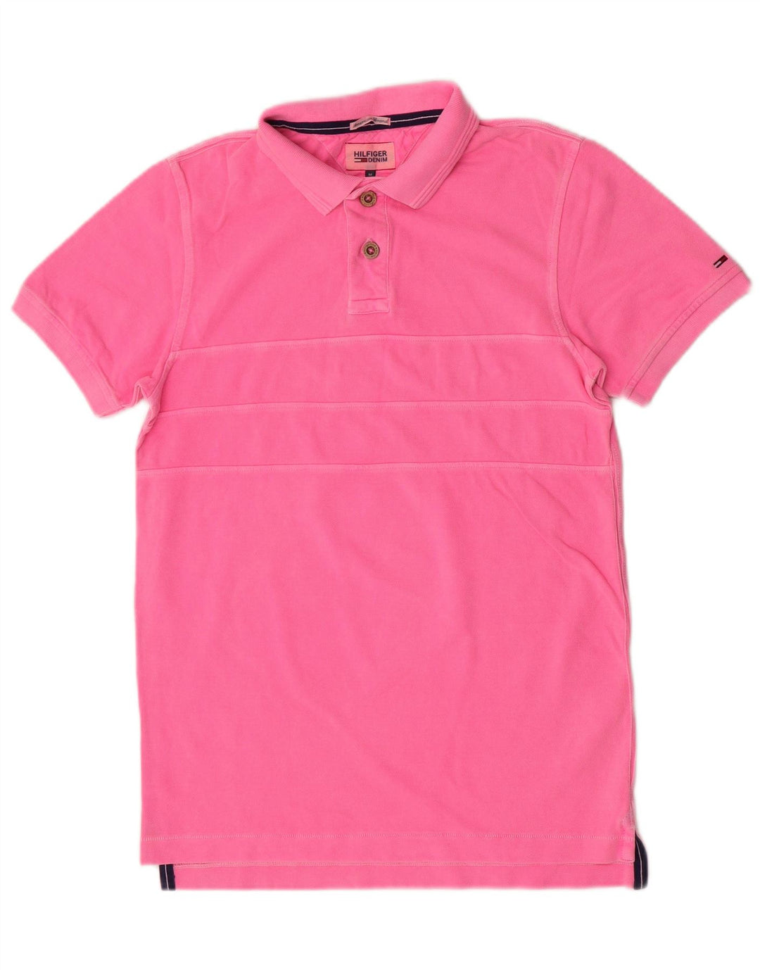 Tommy Hilfiger Polo Homme Rose Moyen Coton