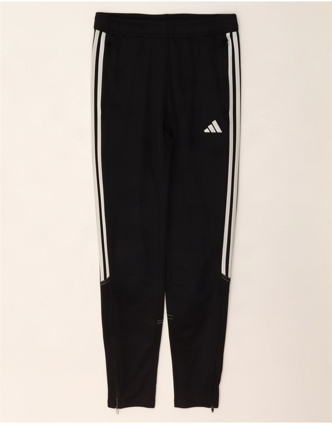 Adidas Pantalon de Survêtement Regular Garçon 13-14 ans Noir Polyester