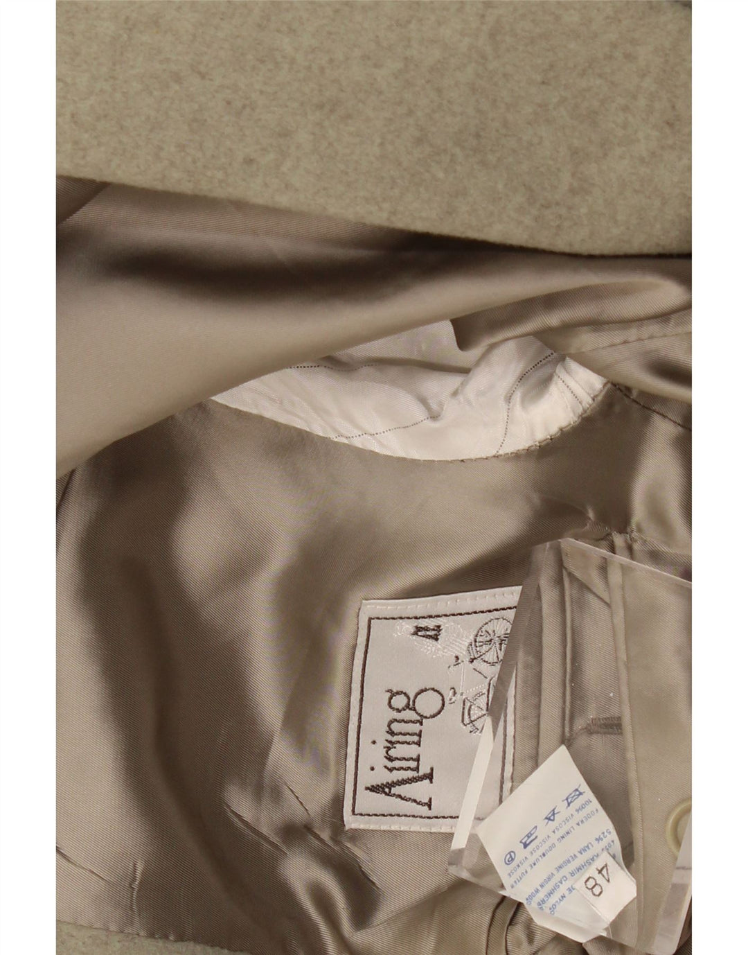 VINTAGE Veste Blazer 2 Boutons Homme IT 48 Polyamide Vert Moyen