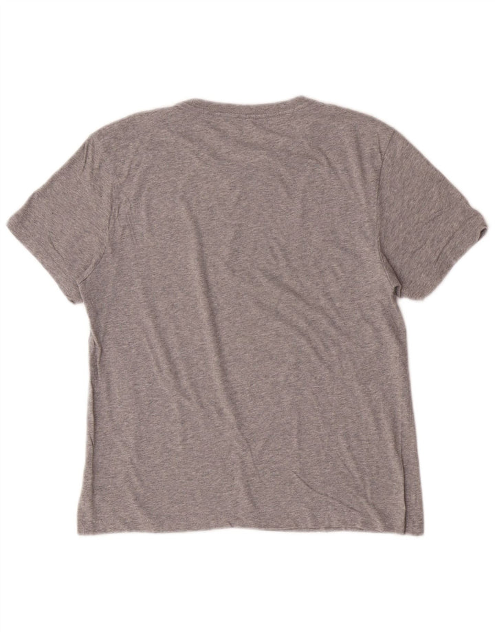 Levi's T-Shirt Slim Graphic Femme UK 14 Gris Moyen