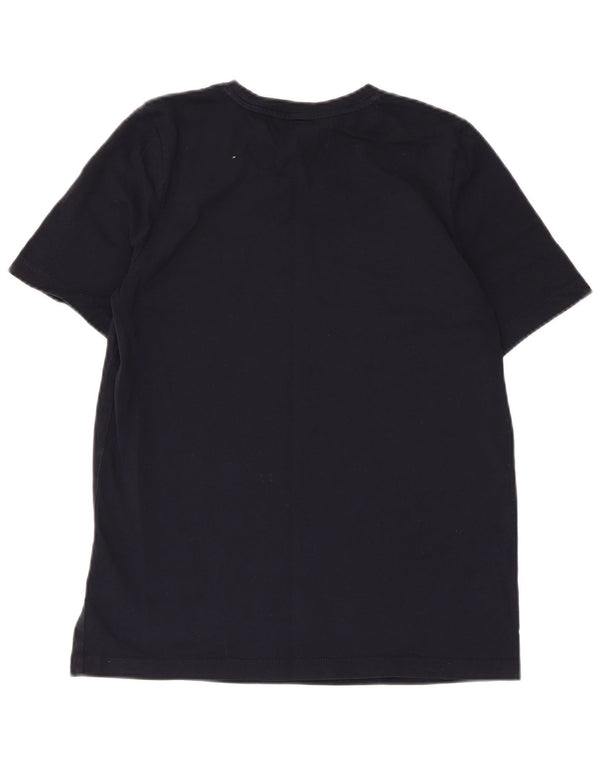 Tommy Hilfiger T-shirt à manches courtes pour femme UK 10 Small Bleu marine