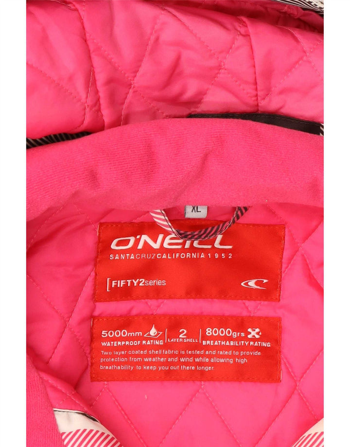 O'Neill Veste de Ski Femme UK 18 XL Multicolore Plaid Polyester