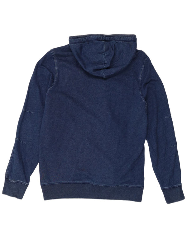 Fat Face Pull à capuche zippé pour homme XL en coton bleu marine