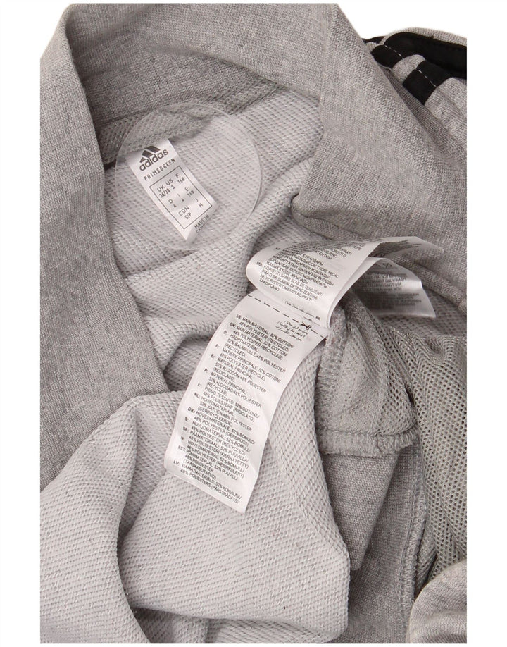 ADIDAS Veste de survêtement pour homme UK 36/38 Petit gris chiné en coton