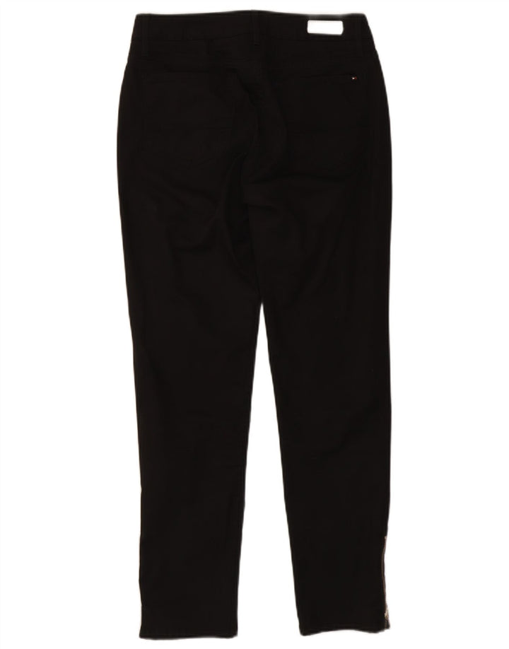 TOMMY HILFIGER Pantalon décontracté Milan RW pour femme US 6 Medium W28 L27 Noir