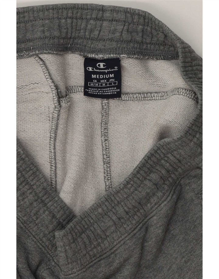 Champion Short de Sport Homme Gris Moyen Moucheté