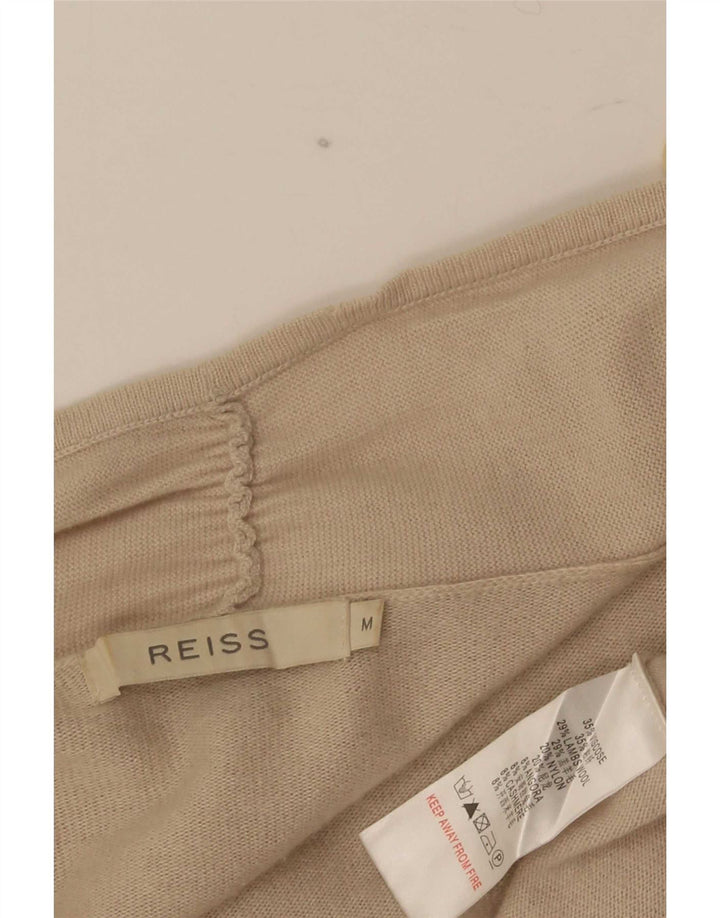 Reiss Boléro Femme UK 44 Viscose Beige Moyen