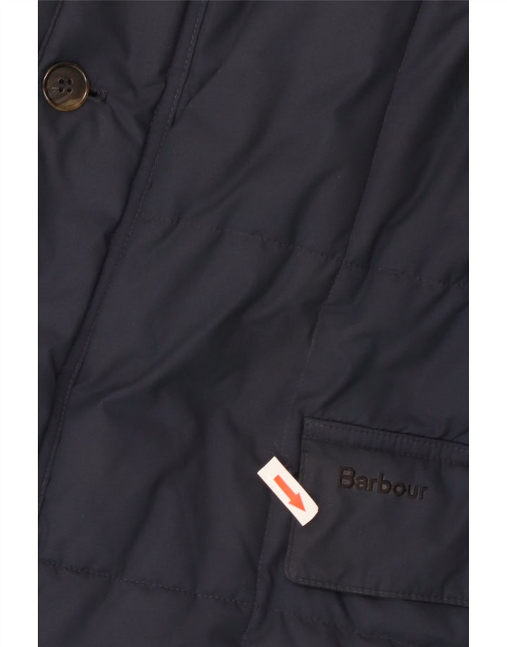 Barbour Veste matelassée pour homme UK 42 XL Bleu marine Polyester