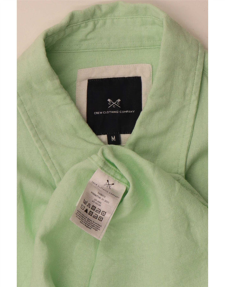 Crew Clothing Chemise Homme Lin Vert Moyen