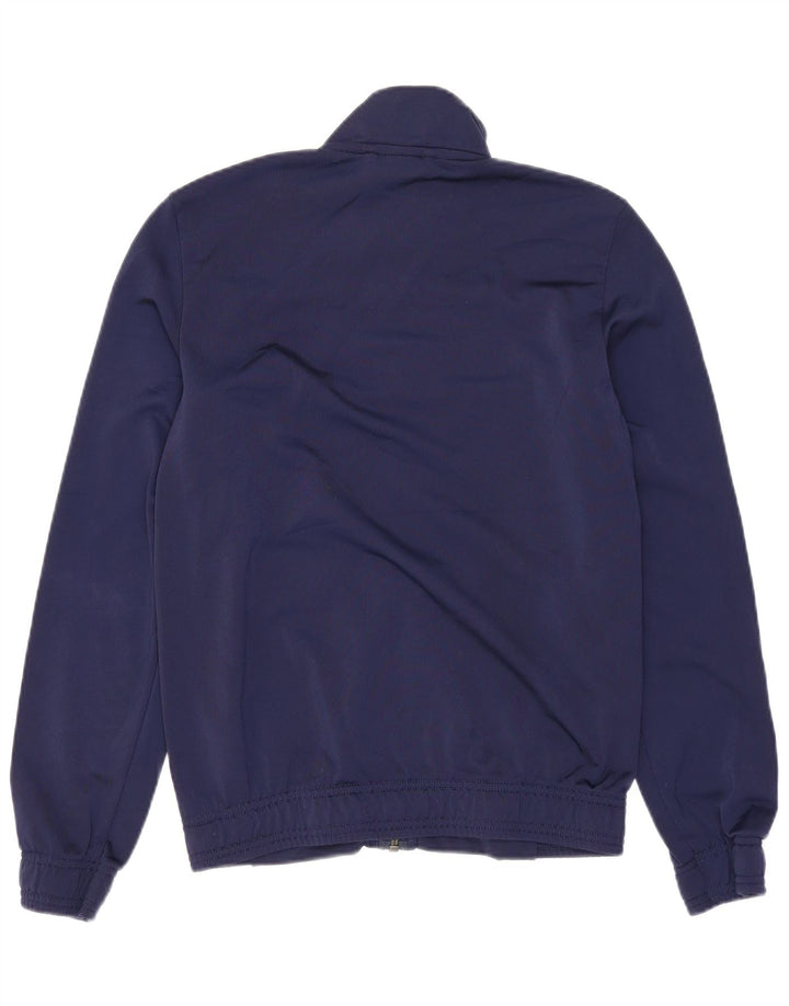 PUMA Veste de survêtement graphique pour garçon 11-12 ans Bleu marine Colourblock