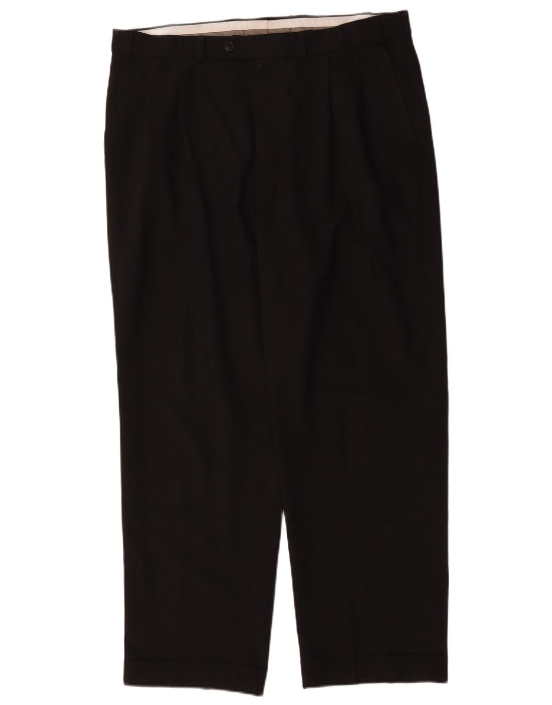 Marks & Spencer Pantalon de costume droit St. Michael pour homme W36 L29 Noir