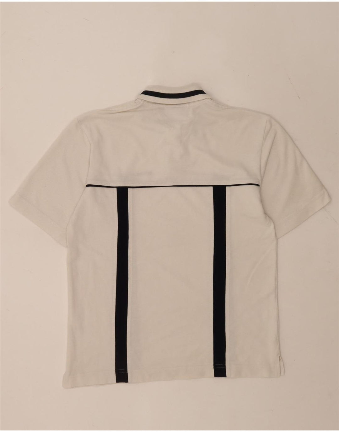 Sergio Tacchini Polo Homme Petit Blanc Colorblock Coton