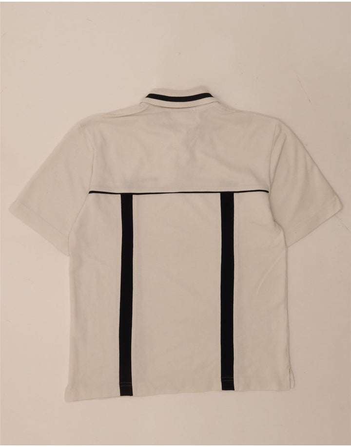 Sergio Tacchini Polo Homme Petit Blanc Colorblock Coton