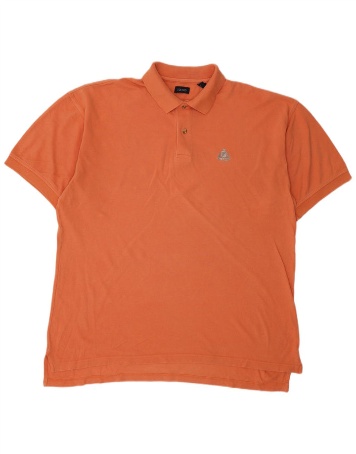 IZOD Polo Homme Grand Orange Coton