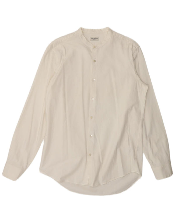 Dries Van Noten Chemise Homme IT 52 Large Blanc Coton