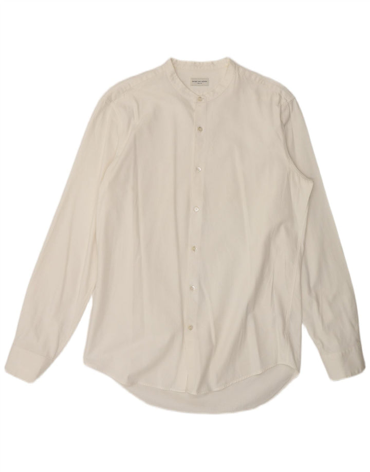 Dries Van Noten Chemise Homme IT 52 Large Blanc Coton