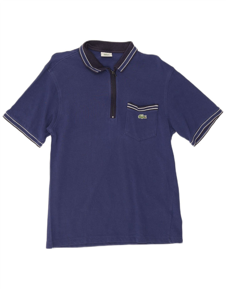 Lacoste Polo Homme Taille 3 Petit Bleu Colorblock Coton
