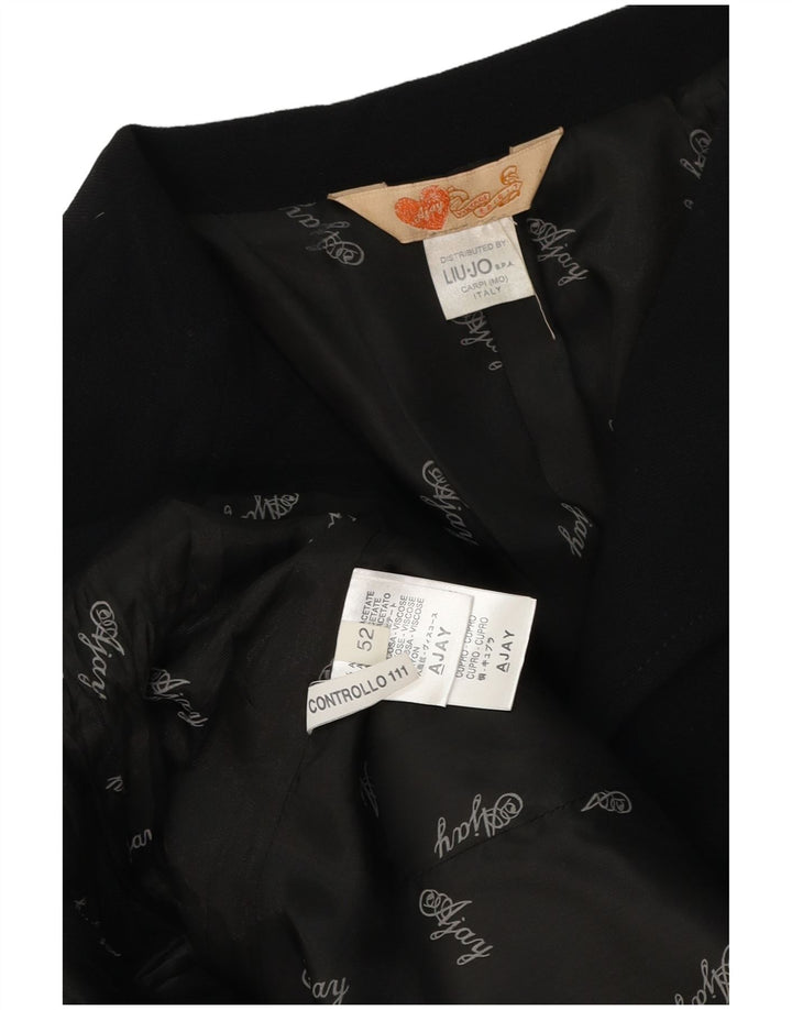 Liu Jo Veste Blazer 2 Boutons Femme IT 52 2XL Acétate Noir