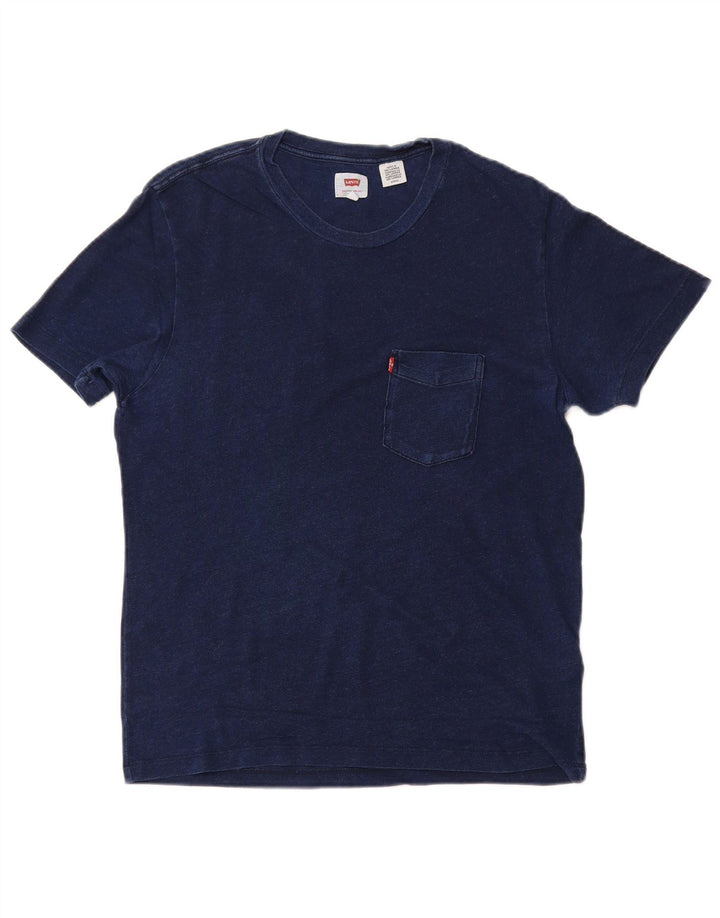 LEVI'S T-Shirt Homme Petit Bleu Marine Coton